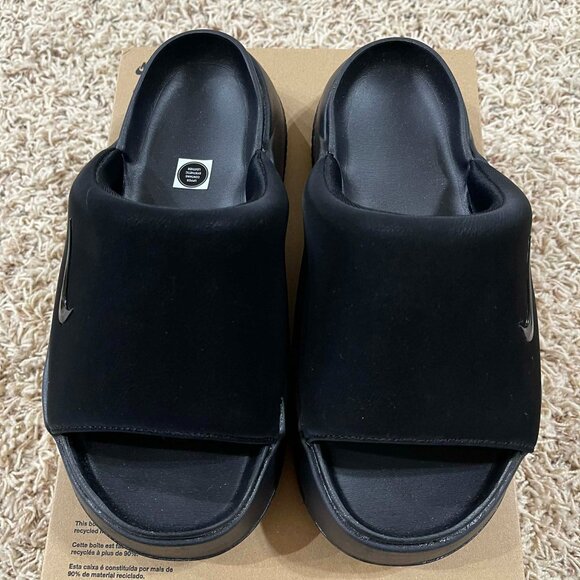 Nike Women’s Calm Elevation Slide Sandals Shoes Black IO0495-001, Size 9 - Picture 9 of 16
